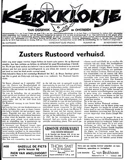 Artikel uit 'het Kerkklokje' 28-11-1975
